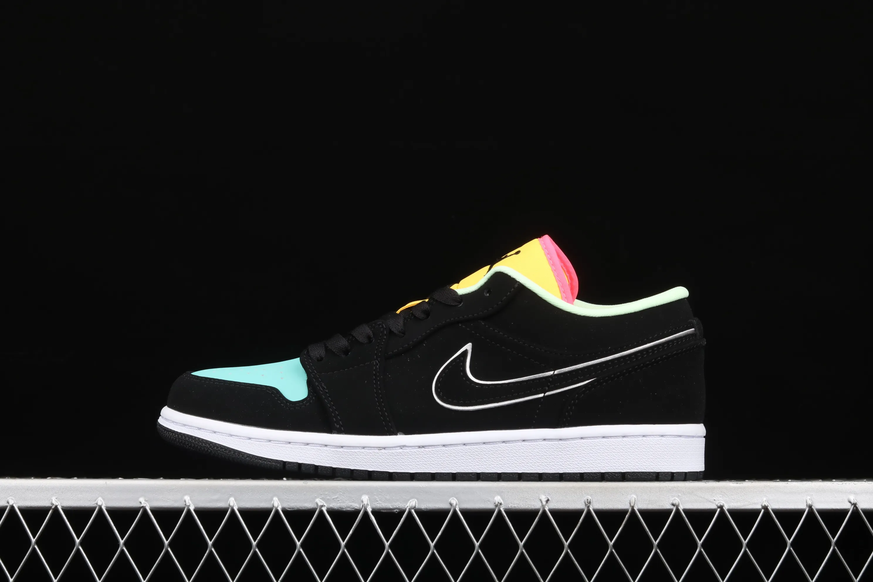 All categories Air Jordan Jordan series basketball shoes Air Jordan 1 Low G version pure original Air Jordan 1 Low AJ1 Joe 1 black blue yellow little Tiffany CK3022-013